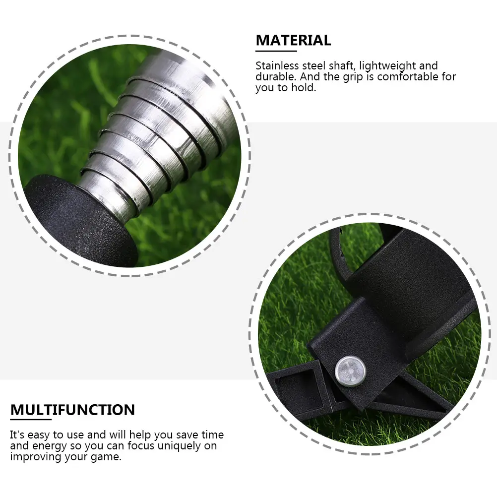 

Golf Ball Retriever Stainless Steel Telescopic Shaft Lightweight Durable Anti-Skid Grip Stretchable Picker For Woods Water