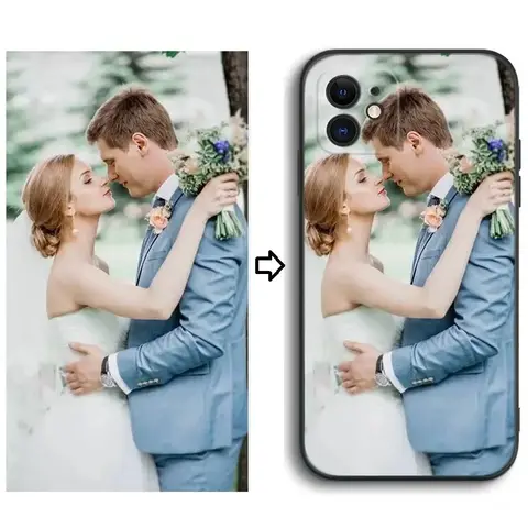 iPhone 16 Pro Max 15 14 13 12 16E 소프트 실리콘 커버 맞춤형 사진 텍스트 휴일 생일 선물용 맞춤형 맞춤형 케이스