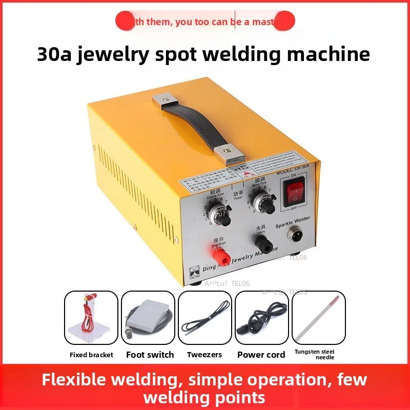 Handheld Laser Welding Machine Pulse Spot Welder For Jewelry Ring Repair Portable Manual Mini