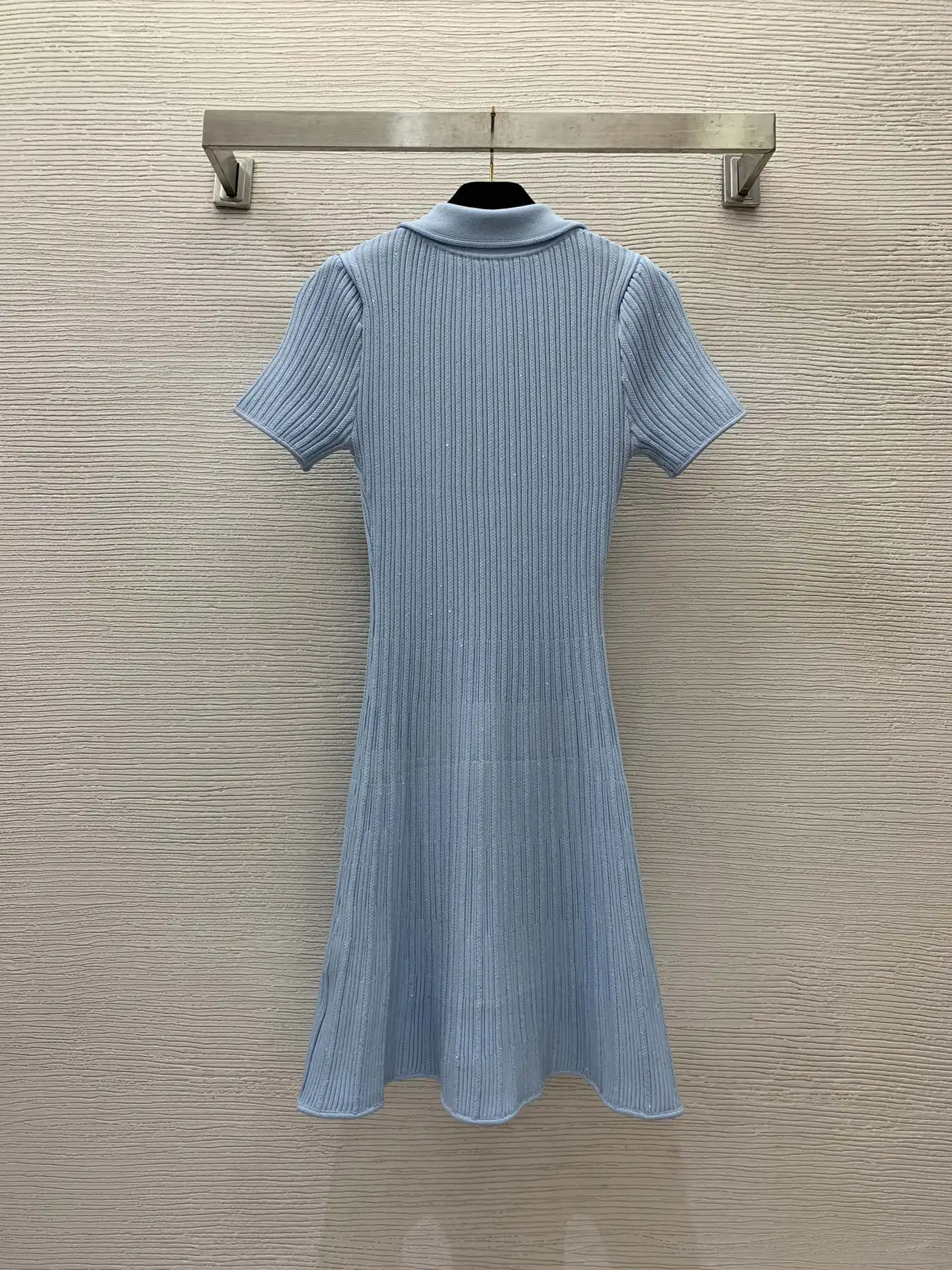 

New summer collection waist knitted dress