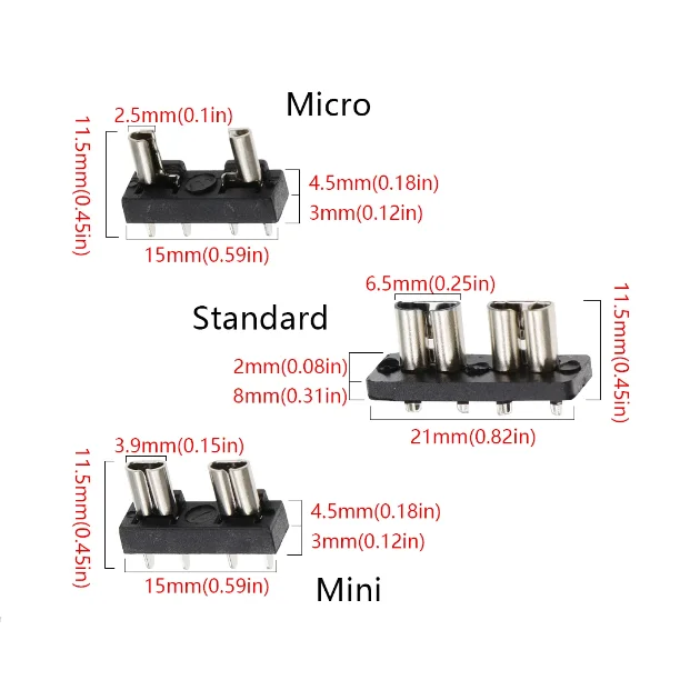 Car Fuse Holder PCB Board Standard Mini Micro Small Blade Auto Boat 32V 7.5A 10A 15A Solder insertion for PCB board safety clips