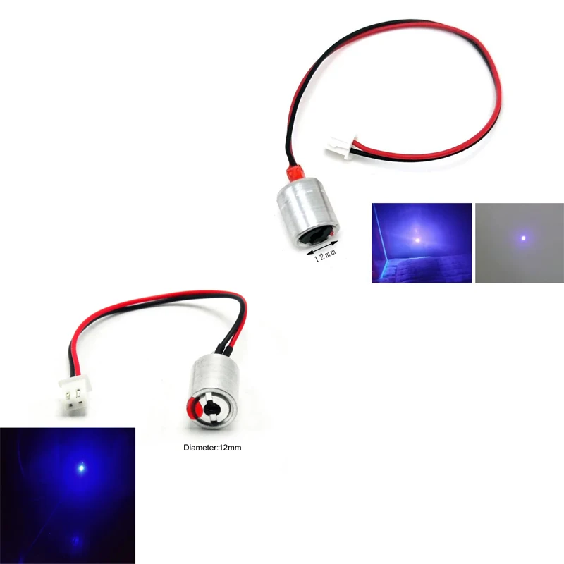 Dot 405nm/450nm/520nm/532nm/650nm Laser Module DIY Flashlight Stage Lighting Lab Industrial Equipment