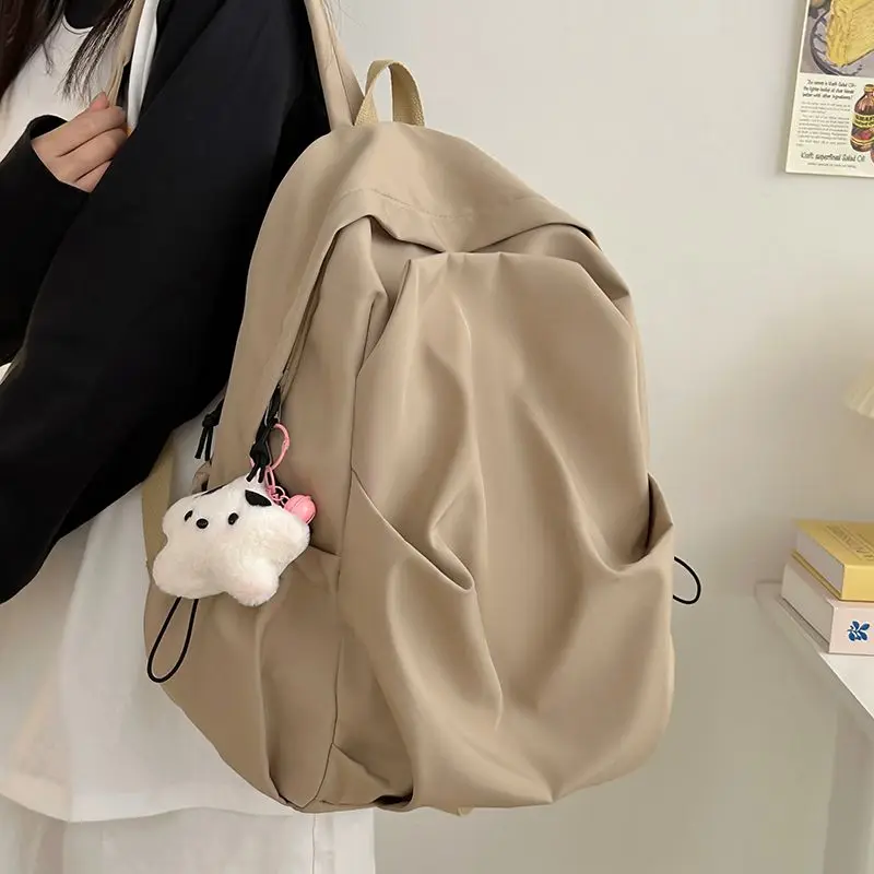 Mochila escolar de viaje de gran capacidad para estudiantes de secundaria, versión coreana, mochila informal para estudiantes universitarios que combina con todo