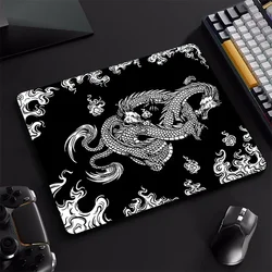 Japanese Dragon Small Gaming Mouse Pad XS Non-slip Rubber Keyboard Mice Mats Desktop Computer and Office Mousepad Anime Gamer
