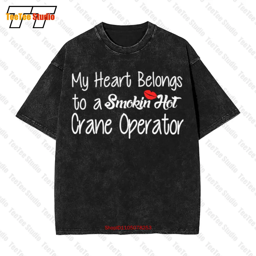 

Funny Smoking Hot Crane Operator Vintage Oversized T-Shirt 54VL