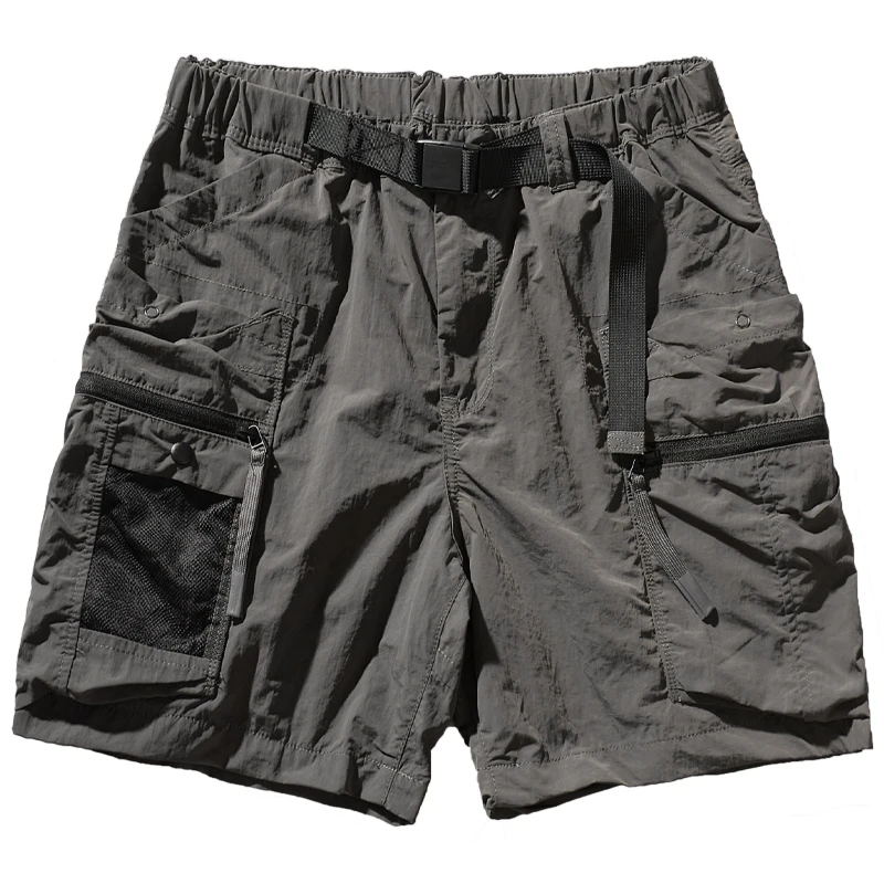 Quick-dry mesh inner summer pants men's classic multi-pocket casual sport outdoor pants shorts