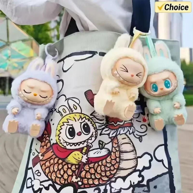 

In Stock Hot Anime Figure Labubu Have A Seat Series PVC Pendant Doll Model Toy Kawaii Monster Replica Keychain Toy Birthday Gift