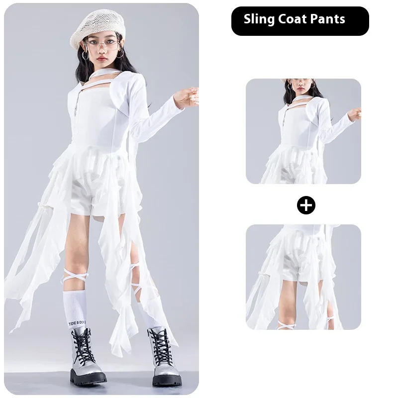 ガールズグループジャズダンスセット夏甘いクールドーパミン子供モデルTステージファッションショー衣装子供用パフォーマンス衣装
