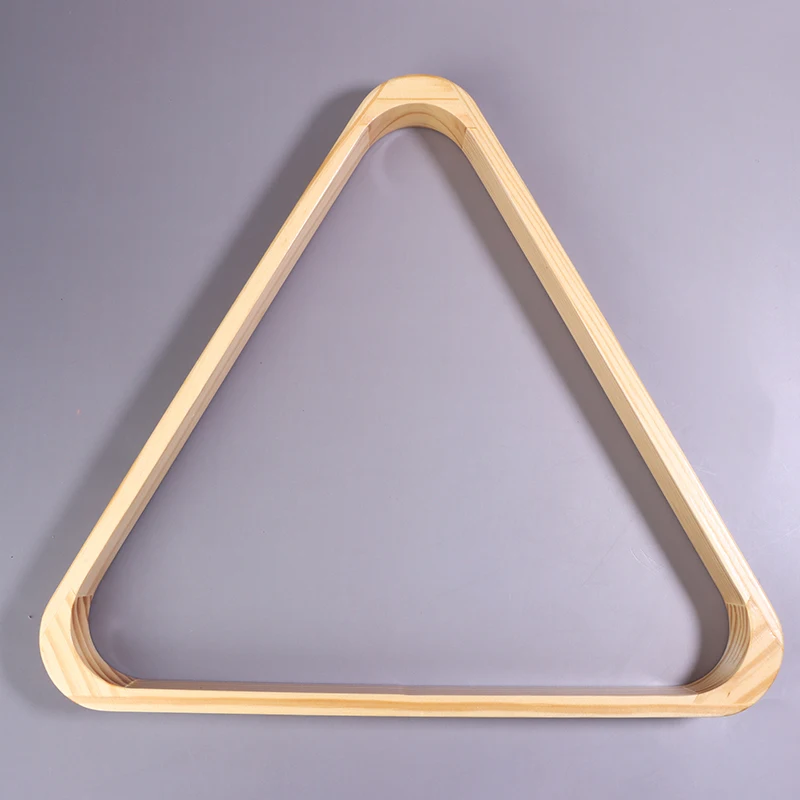 

Pool Balls Holder Solid Wood Billiard Triangle 57mm American Size Durable Ball Rack for Professional and Home Pool Tables
