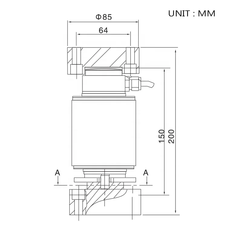 CMK High quality durable using various half bridge sensor for hopper weighing canister style load cell