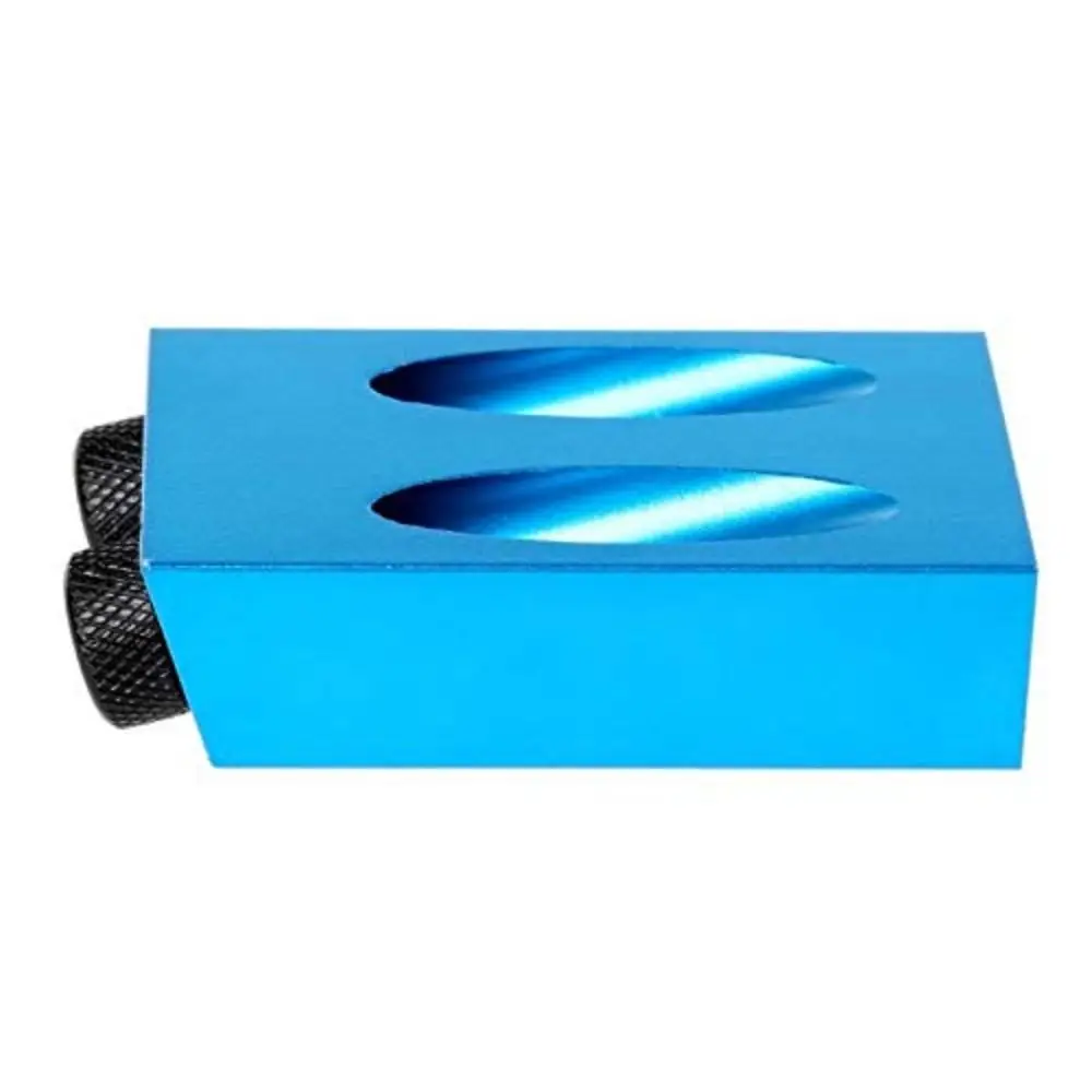 Precision Pocket Hole Jig Kit Aluminum Alloy Rust-resistant Oblique Hole Locator Adjustable Stable Woodworking Jig