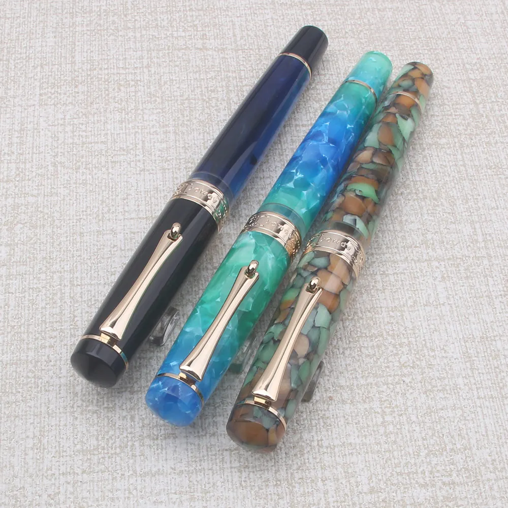 ADMOK 766 P20 Vacuum Filling Piston Fountain Pen No.6 Schmidt BOCK Nib Vintage Classic writing ink pen Business Collector Gift