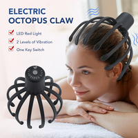 Electric Octopus Claw Scalp Massager Stress Relief Head Scratcher Relief Hair Stimulation Head Massager Health Care
