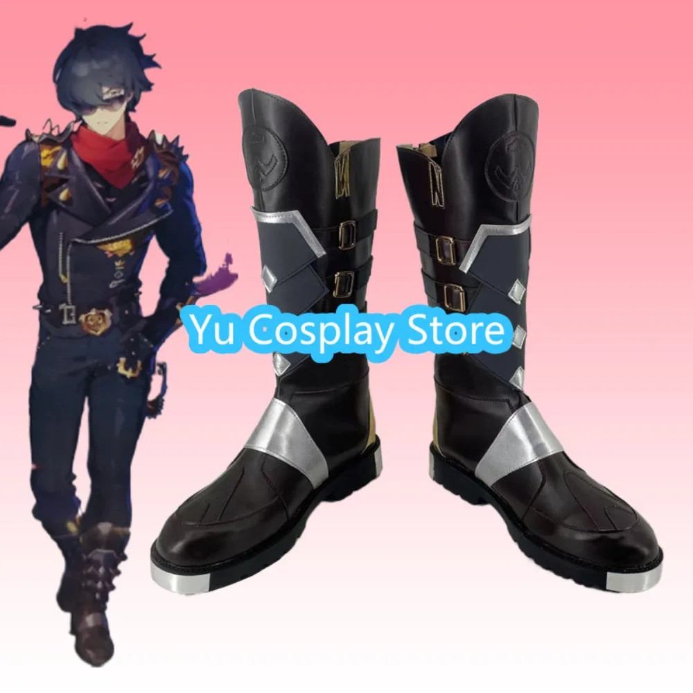 

Zenless Zone Zero Lighter Cosplay Shoes ZZZ Sons of Calydon Lighter BootsMade Shoes Halloween Props