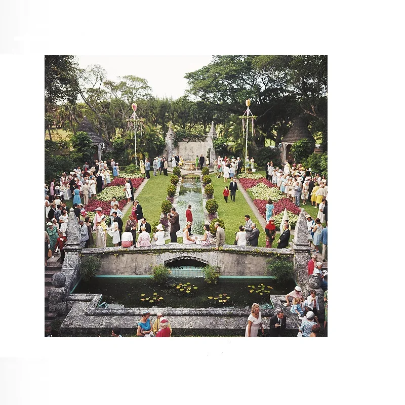Slim Aarons 'Arts Festival', Print Art Canvas Poster, Living Room, Home Wall Decor Picture