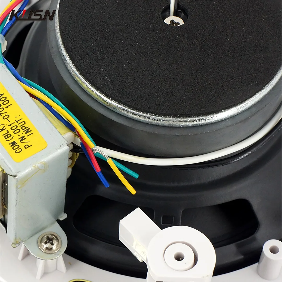 8 Inch Adjustable Angle Ceiling Speakers 40W 100V Ultra-Thin Powered Speaker In Ceiling Mounted Pa Sound System For Amplifier