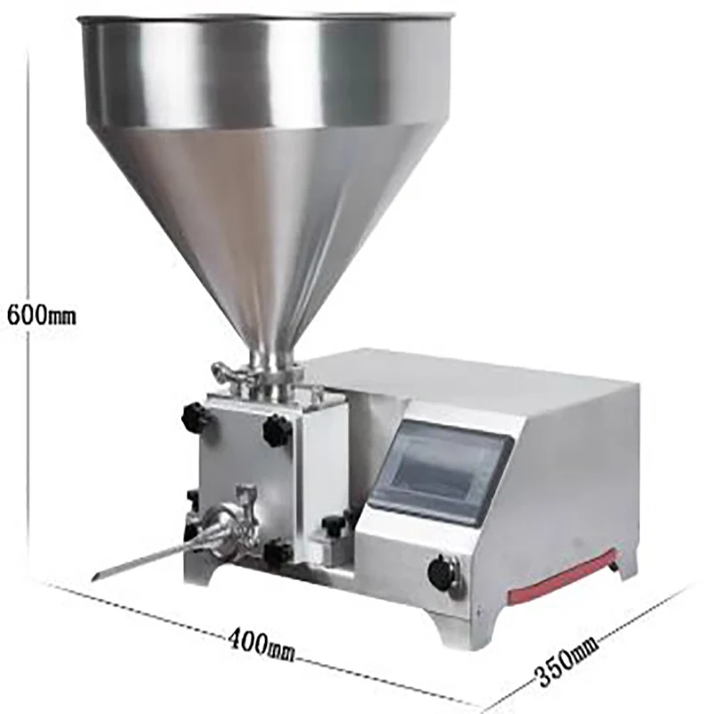 Cream Filling Machine Cake Quantitative Chocolate Jam Filler Stainless Steel Puff Filling Machine 15L