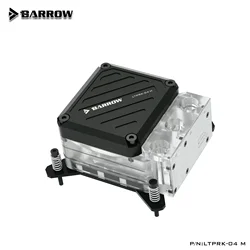Barrow CPU water block integrated pump and reservoir 10W PWM Water Pump+CPU Block for INTEL 115X LGA 1200 / 1700 /X99/X299/AMD