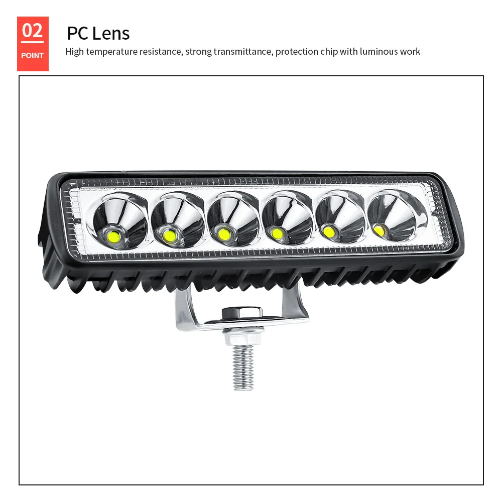 LED سيارة ضوء العمل بار الأضواء عالية مشرق DRL الطرق الوعرة SUV شاحنة المصابيح الأمامية 12 فولت 24 فولت السيارات مقاوم للماء القيادة عكس مصباح 6000 كيلو