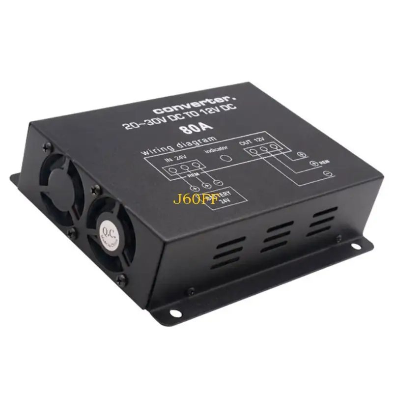

J60F Efficient Reducer Inverter For Truck 24V To 12V Sealing Against Moisture