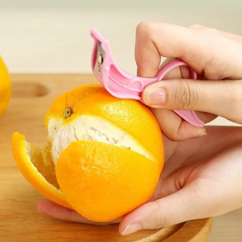 دليل الفاكهة مقشرة الفولاذ المقاوم للصدأ الخضار الفاكهة التفاح الكيوي البطاطس مقشرة البرتقال القاطع المحمولة المطبخ أداة تقشير أدوات