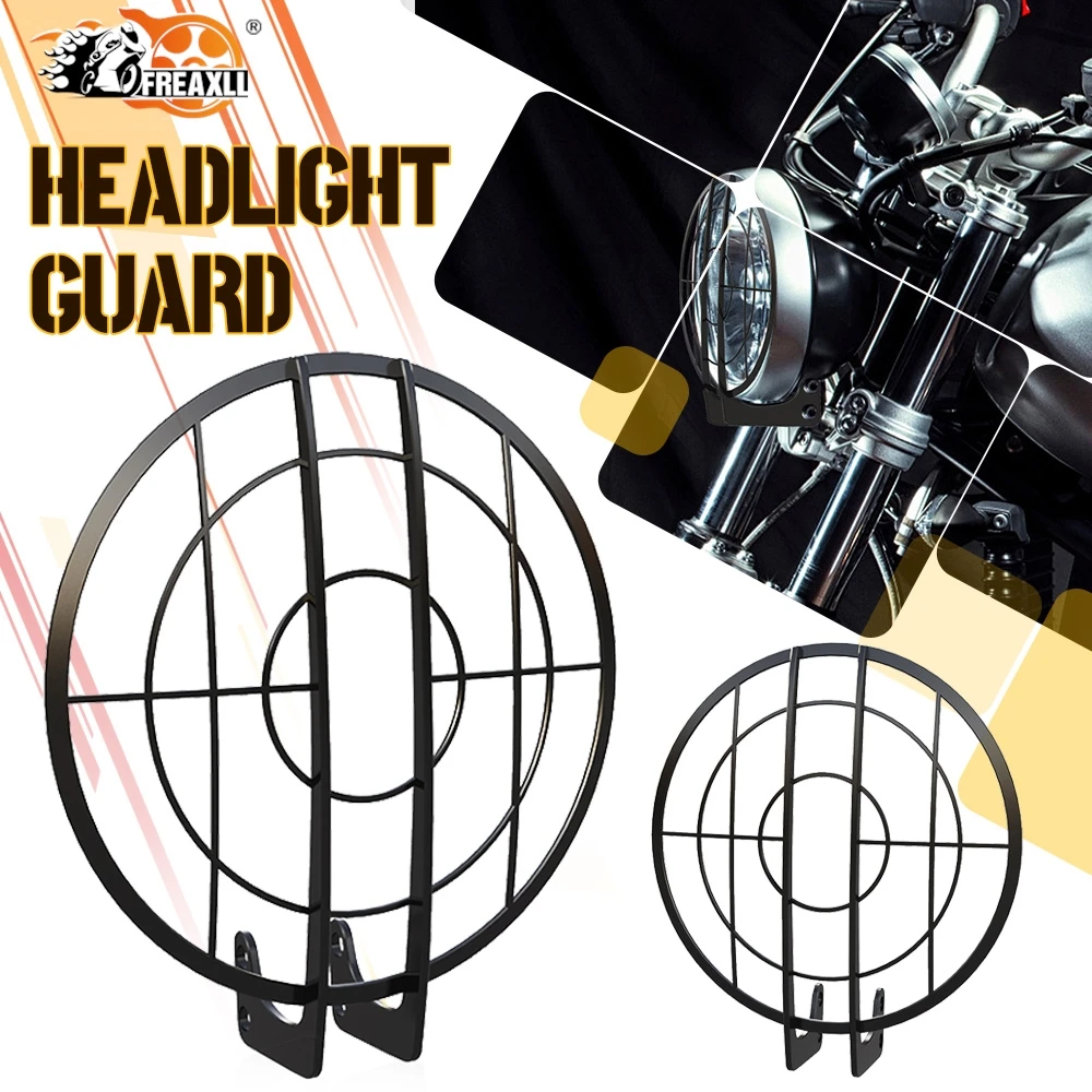 For BMW R NINE T RNINET R9T R 9 T Racer Pure Urban Scrambler 2014-2025 Motorcycle Headlight Guard Protector Grille Grill Cover