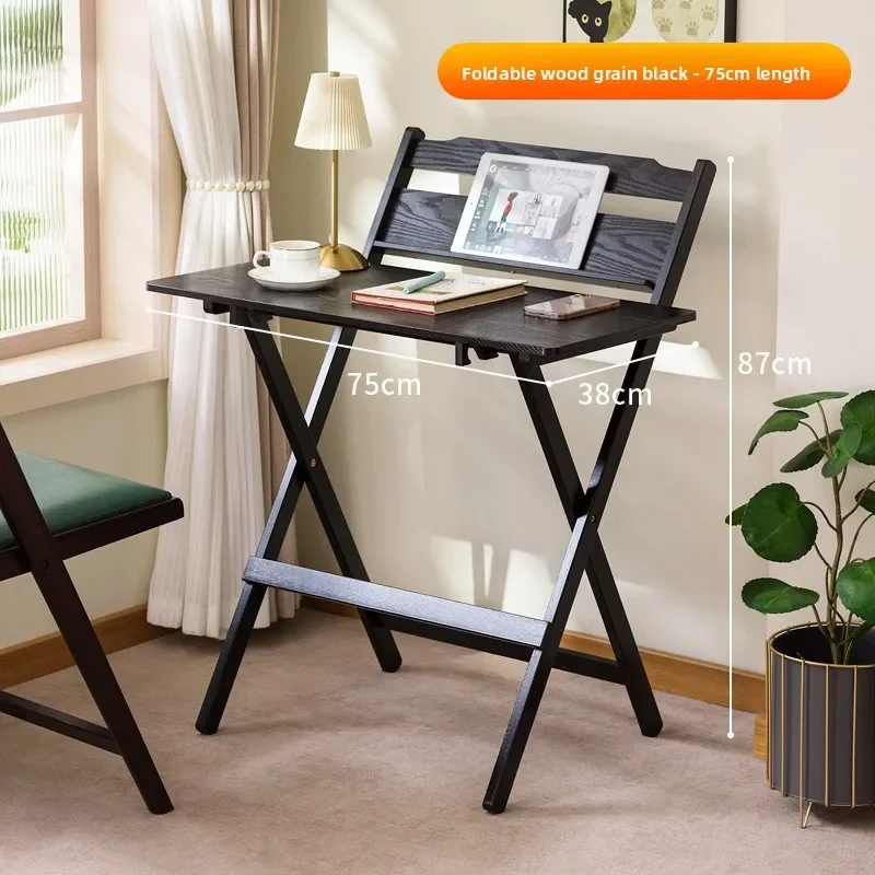 Installation-free folding table, desk, children's study table, adjustable height, writing table, student home bedroom desk