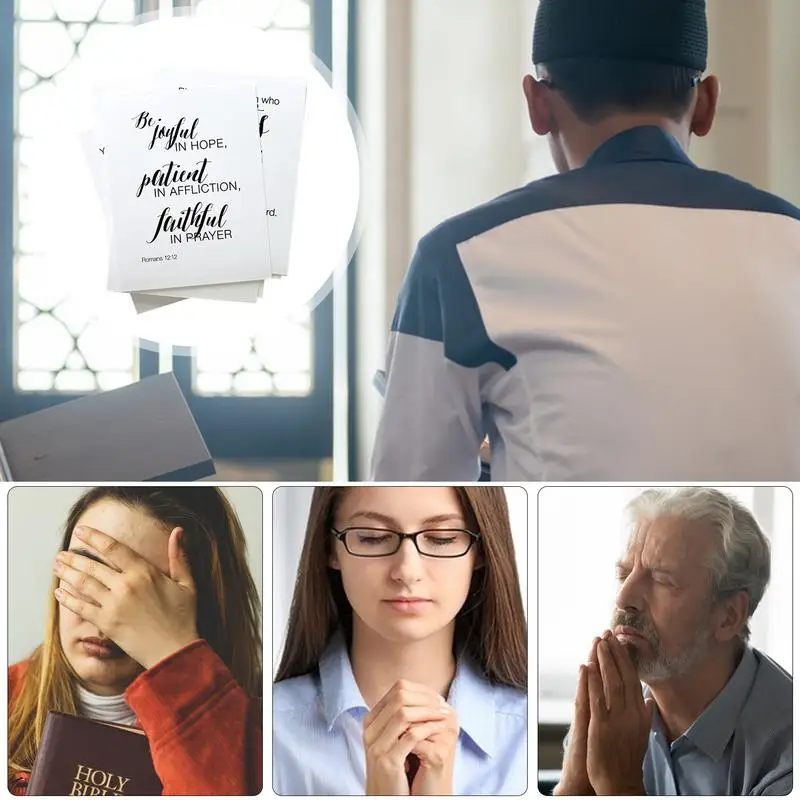 Вдохновляющая карта Мотивационные карты Священных Писаний Уникальная карта 52X для оперативной памяти и поздравлений с исследованием Библии