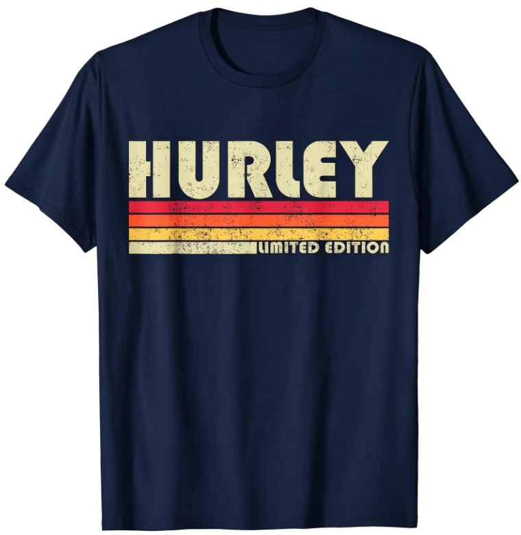 2026 Men Vintage Retro Striped Text Graphic T Shirt Distressed Limited Edition Style Print Short Sleeve Tee Tops