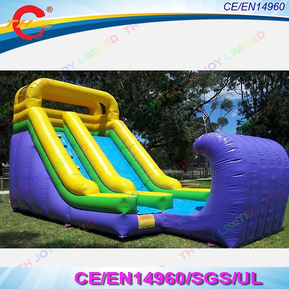 Free sea shipping New Product 9x4x5m big giant Inflatable Water Slide ,inflatable water park slides for sale