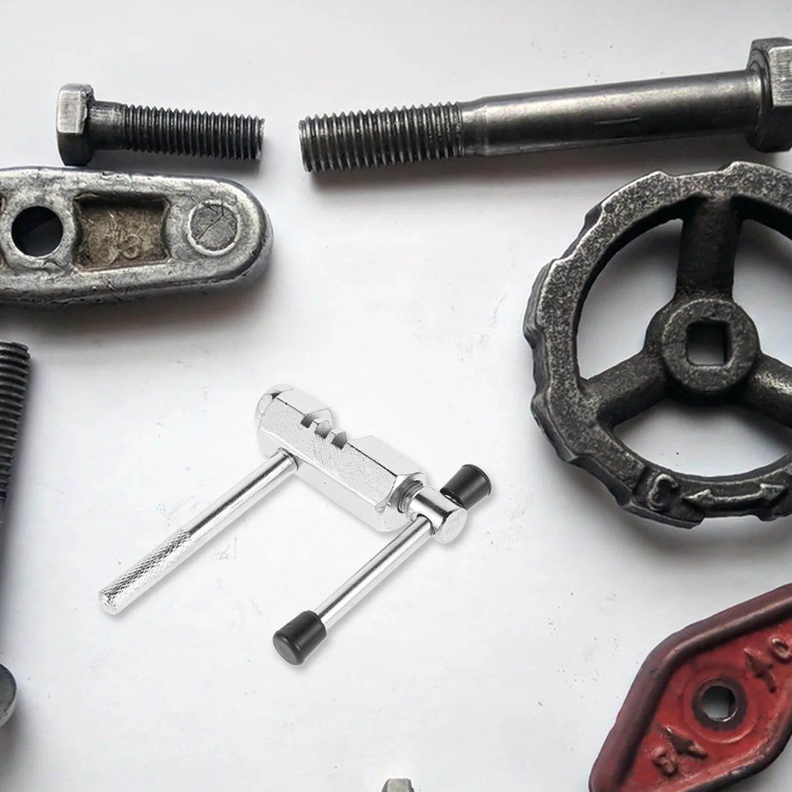 

Motorcycle Chain Adjuster Sturdy Compact Design for Reliable Bike Chain Disassembly and Adjustment on The Go Tool