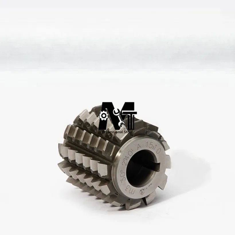 Involute Spline Gear Hob, Hobbing Cutter, Pressure Angle 30 Degrees, High-speed Steel M2 Material, A-grade Accuracy, M1/M2/M3/M4
