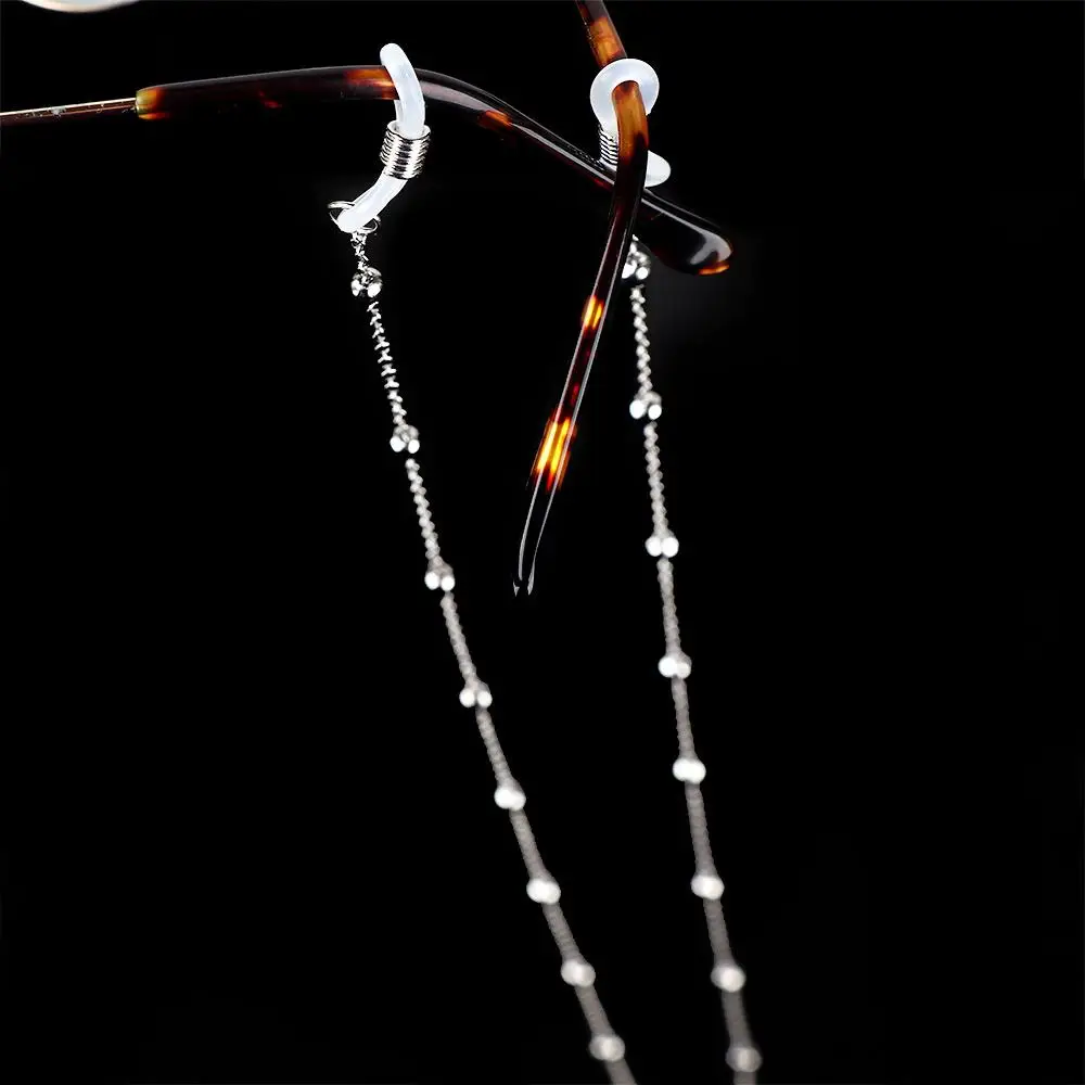 

Цепочки для очков с бусинами, серебряные и золотые, для женщин, модные, для солнцезащитных очков и очков для чтения