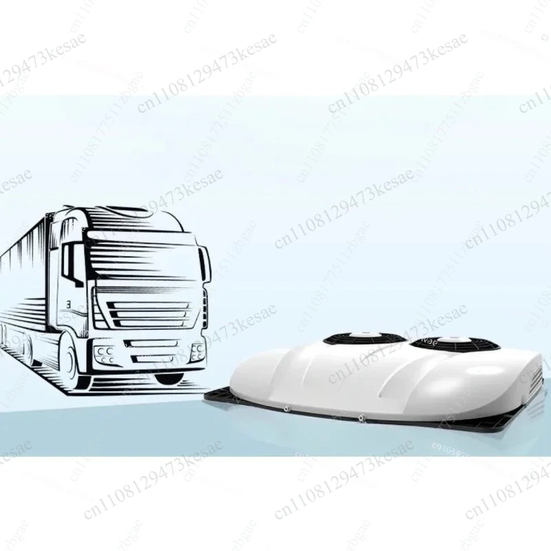 12V 24V Rooftop Parking Air Conditioner Integrated DC Electric AC Unit Heating Cooling for Truck Cab RV Camper Van Bus