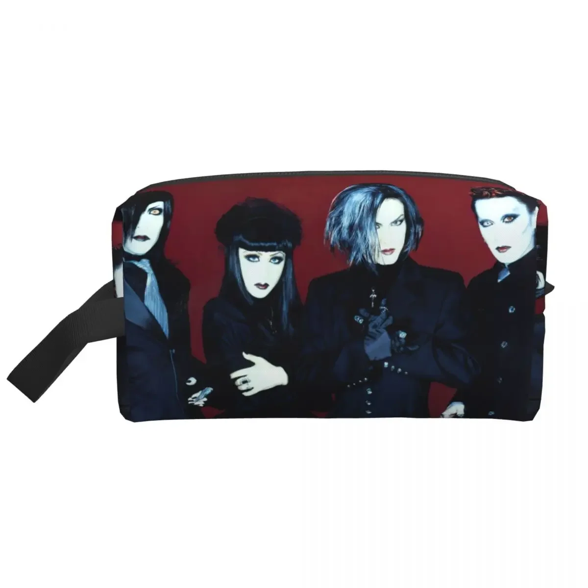 Custom Malice Mize Music Rock Band Toiletry Bag for Women Cosmetic Makeup Organizer Lady Beauty Storage Dopp Kit Box