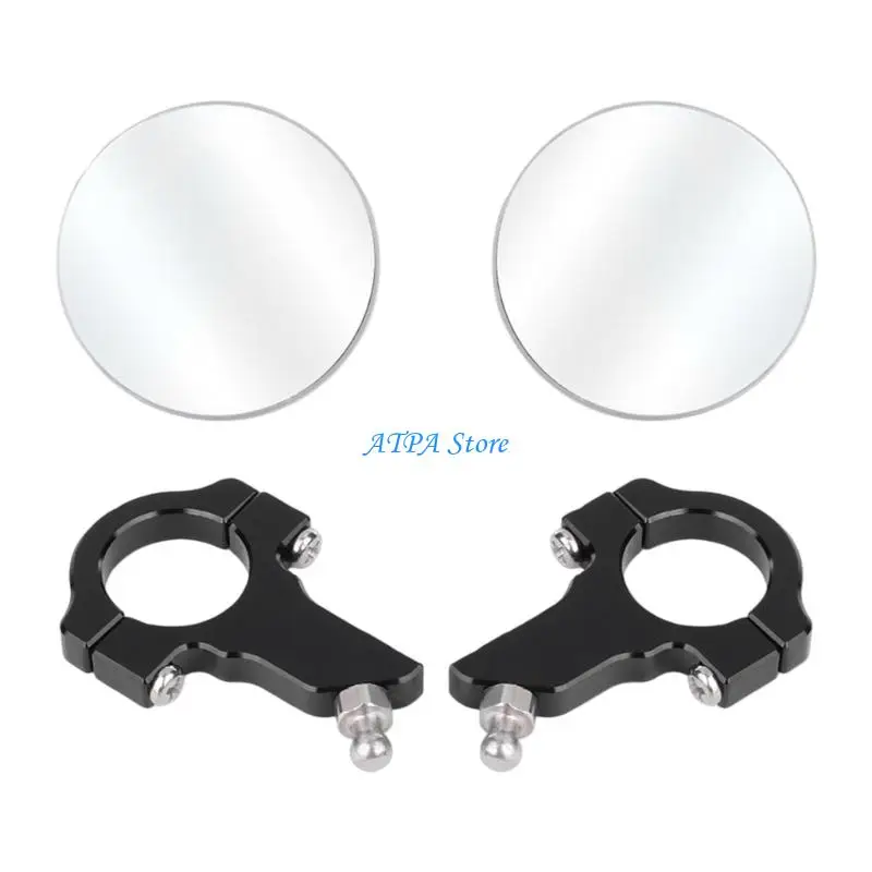 

U13C Quick Install Universal Round Mirror For RC390 390 Enhanced Riding Visibility 2pcs