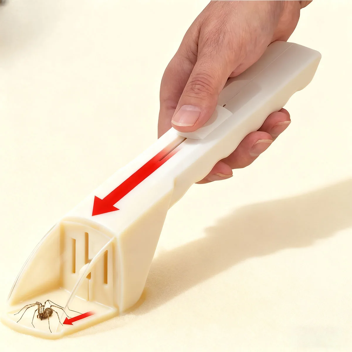 

New Handheld Insect Catcher - Spider Catcher Bee Insect Gripper Pest Remover for Home Pests Capture Wasps Crickets Easy To Use