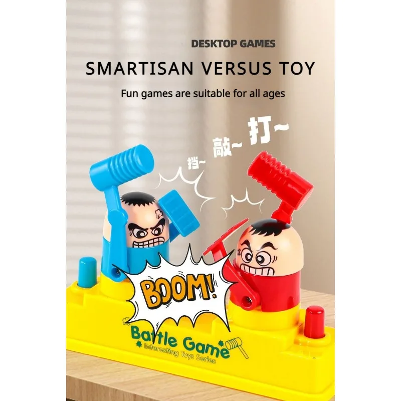 Interactive Board Game Robot Hammer Fight Family Parent-Child Interactive Stress Relief Children Toy Gifts