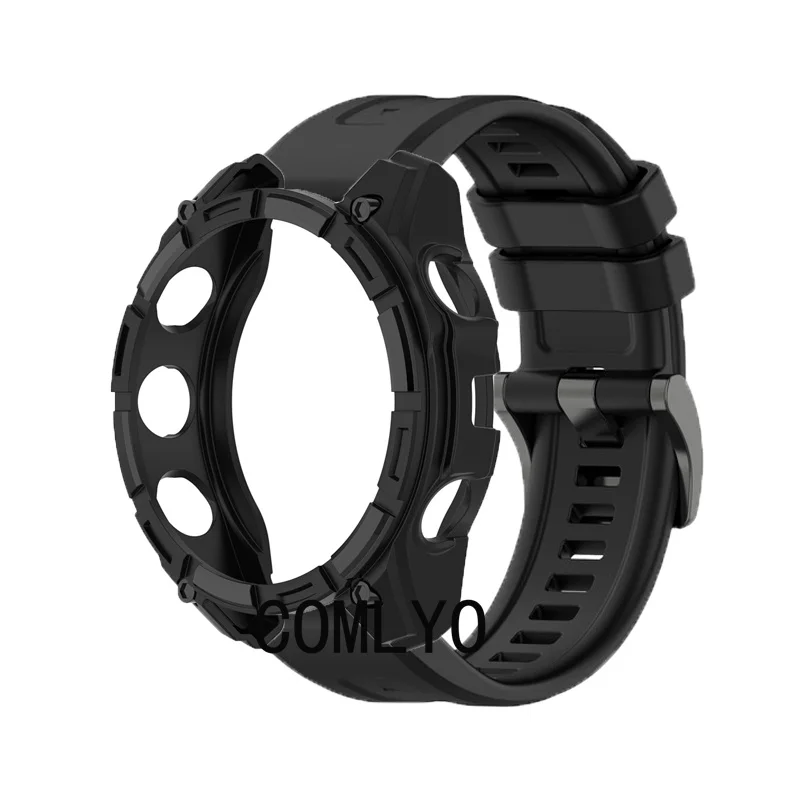 For Garmin Fenix 8 Case Smart Watch Strap Easyfit Protective Bumper Cover Silicone Soft Sports Belt