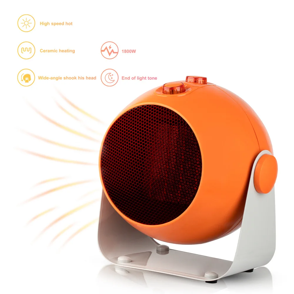 Indoor Electric Heater Small Heater Cooling and Heating Dual-purpose Office Desk Electric Heater Portable Household Heater