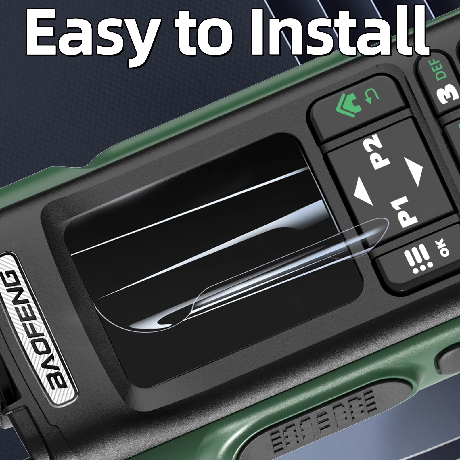 Baofeng UV-32 トランシーバー スクリーン プロテクター シールド フィルム 傷防止 防水スクリーン UV-32 DM-32 アマチュア無線機用