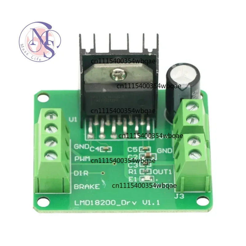 ZOCI-FOR-LMD18200T DC Motor Driver Module PWM Speed Control 3A Forward Reverse For Robot, Replacement Parts