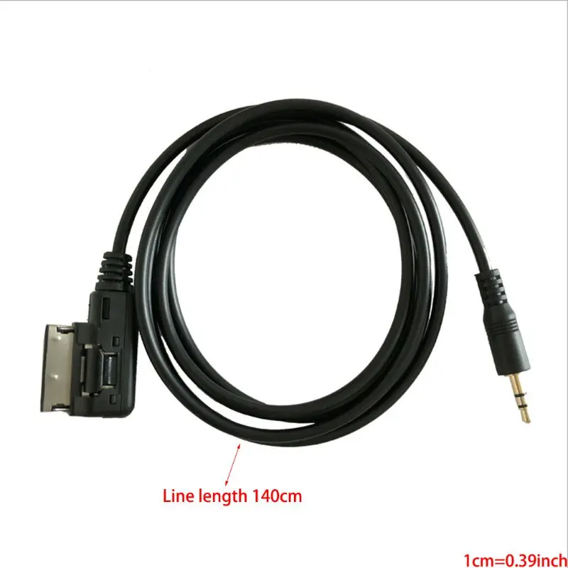 AUX Adapter 3.5mm AMI MDI Car Bluetooth-compatible AUX Cable Adaptor for Connecting to Cellphone