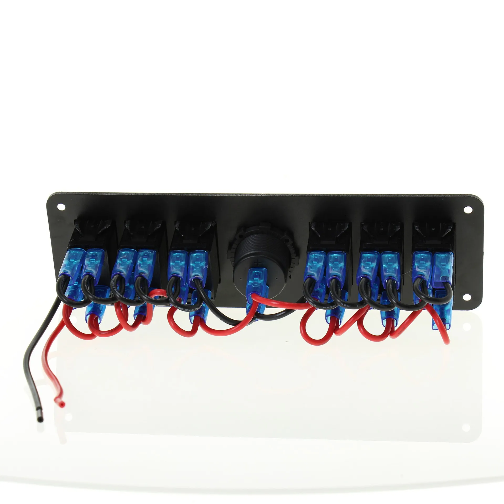 لوحة مفاتيح بحرية ذات 6 عصابة مع شاشة ملونة - مراقبة طاقة مقاومة للماء ووحدة تحكم LED