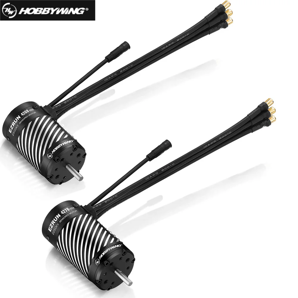 Hobbywing EZRUN MAX8 G2S 160A 3-6S ESC Brushless Sensor & 4278SD 3-6S 2250KV/4268SD 3-4S 2500KV G2R Motor RC Untuk Mobil RC 1/8 1/10