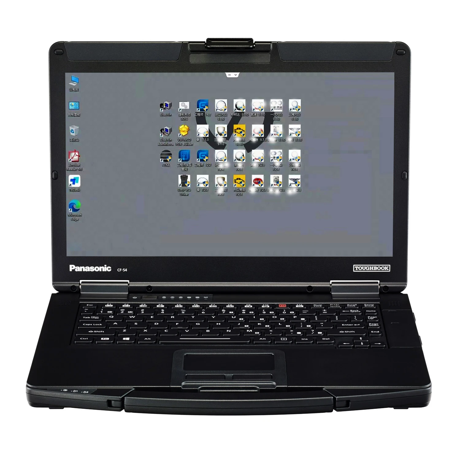 Panasonic CF-54 CF54 8g 군용 터프북 진단(HDD/SSD 포함) SD Connect 4 STAR C4/C5/C6 ICOM A2/A3/next 5054 자동차/트럭