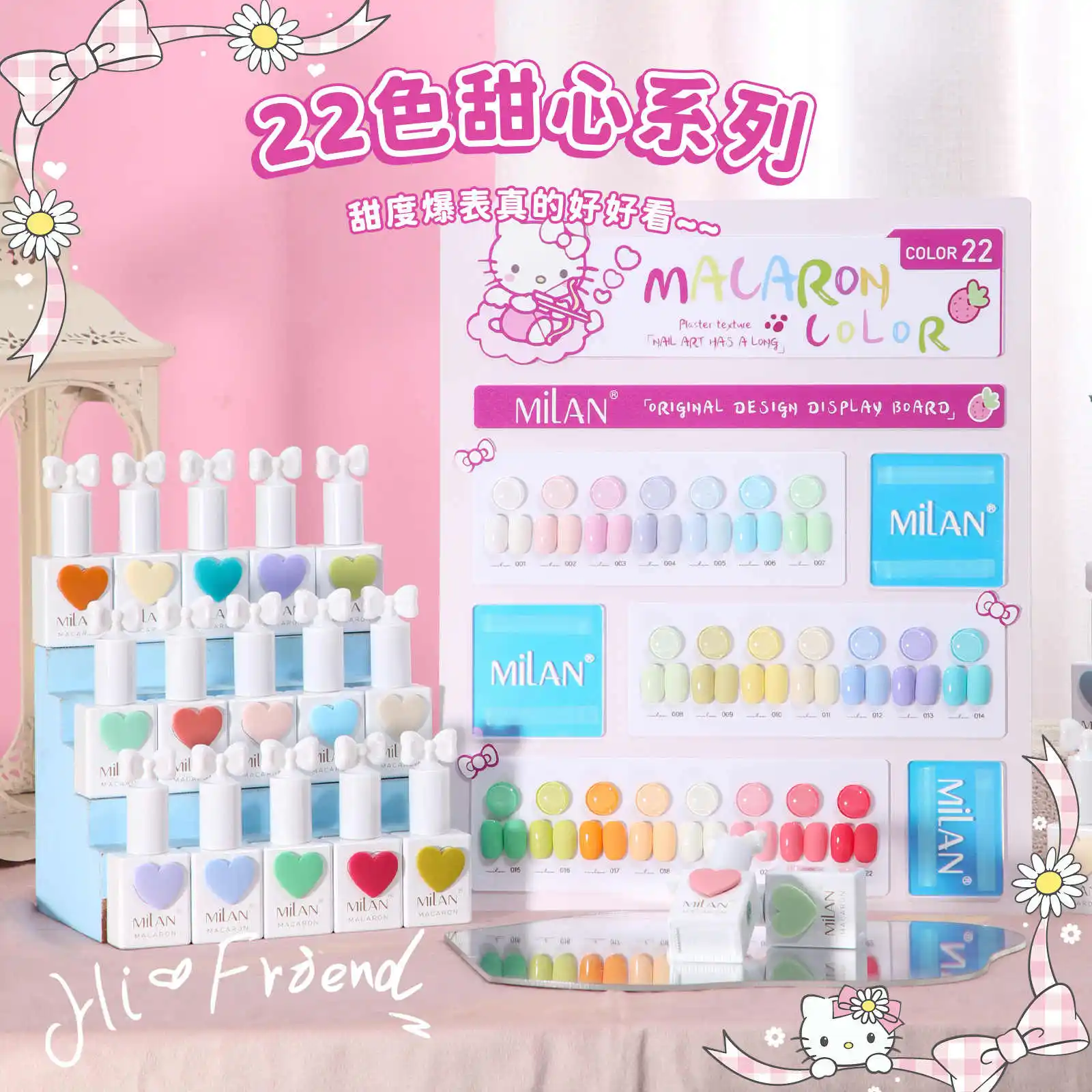 JIAOYANSHE 22 colors Macaron color Nail gel set Nail salon 2025 New Hot sale Non-toxic UV gel Fashion Nail Art Kit Wholesale