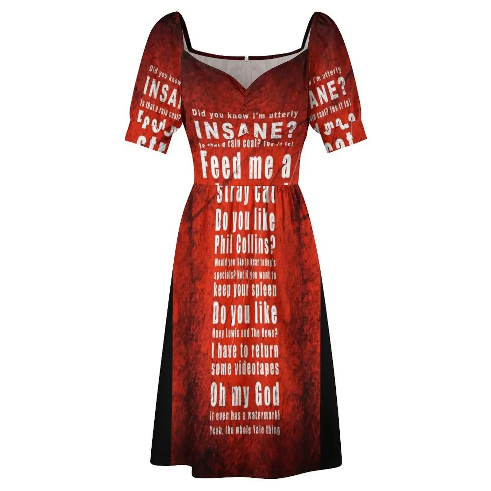 فستان Psychopis بأكمام قصيرة اتجاه الملابس النسائية 2025 فساتين حفلة موسيقية