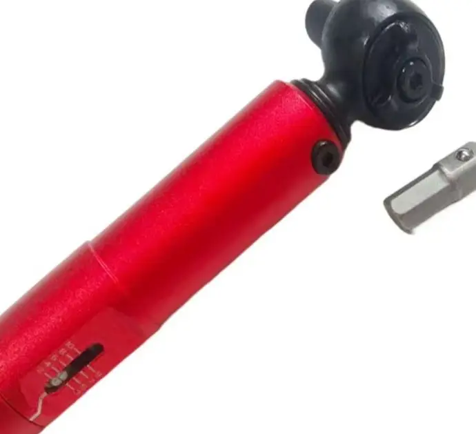 2-10Nm Preset For Torque Wrench Adjustable Click Type With 1/4 Square To Hex Adapter For Bicycle Bike Repair Hand Tool