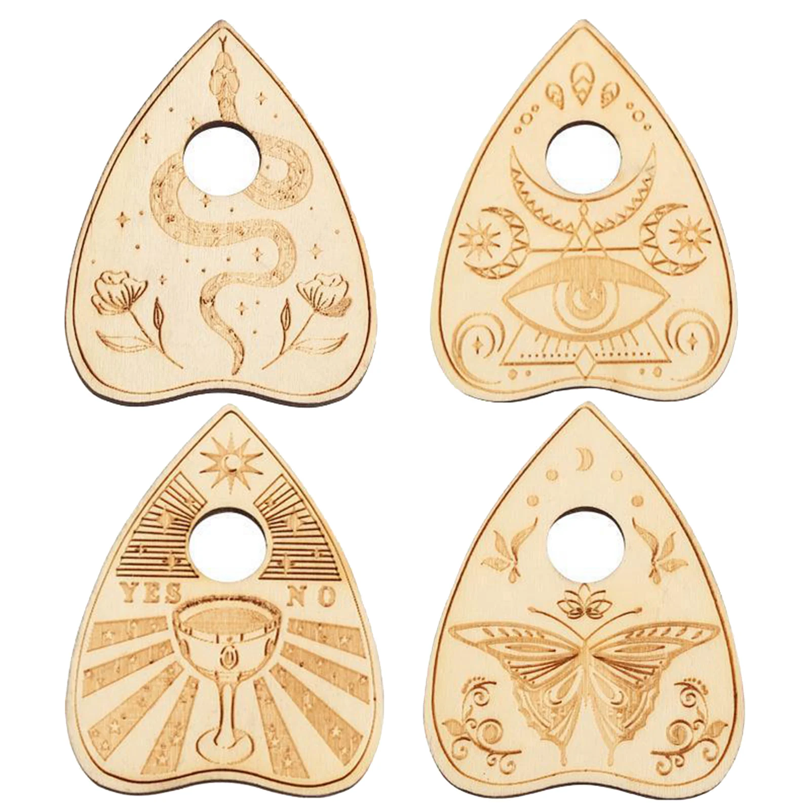 Engraved Sacred Patterns Wooden Ornament Burr-free and Long-lasting Crystal Ball Stand for Making People Calm Mentally